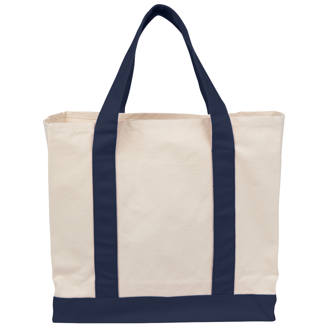 BG429 Port Authority Cotton Canvas Two-Tone Tote